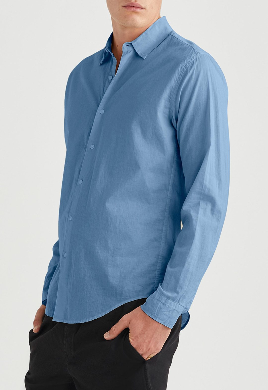 Jac+Jack FOLDED COLLAR SHIRT